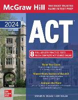 Book Cover for McGraw Hill ACT 2024 by Steven Dulan, Steven Dulan, Amy Dulan