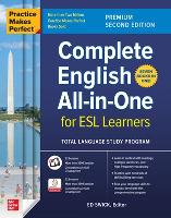 Book Cover for Practice Makes Perfect: Complete English All-in-One for ESL Learners, Premium Second Edition by Ed Swick