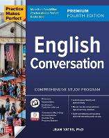 Book Cover for Practice Makes Perfect: English Conversation, Premium Fourth Edition by Jean Yates