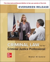 Book Cover for Criminal Law for the Criminal Justice Professional ISE by Norman Garland