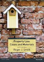 Book Cover for Property Law Cases and Materials by Roger Smith