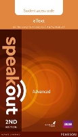 Book Cover for Speakout Advanced 2nd Edition eText Access Card by J. Wilson