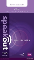 Book Cover for Speakout Upper Intermediate 2nd Edition eText Access Card by 