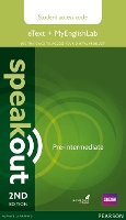 Book Cover for Speakout Pre-Intermediate 2nd Edition eText & MyEnglishLab Access Card by J. Wilson