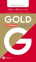 Book Cover for Gold B1 Preliminary New Edition Students' eText and MyEnglishLab Access Card by 