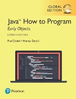 Book Cover for Java How to Program, Early Objects, Global Edition by Paul Deitel