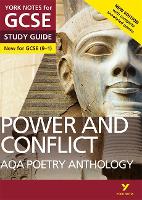 Book Cover for AQA Poetry Anthology - Power and Conflict: York Notes for GCSE everything you need to catch up, study and prepare for and 2023 and 2024 exams and assessments by Beth Kemp