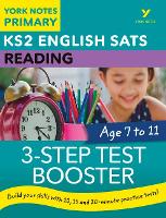 Book Cover for English SATs 3-Step Test Booster Reading: York Notes for KS2 catch up, revise and be ready for the 2023 and 2024 exams by Anna Cowper