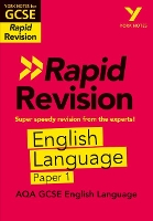 Book Cover for York Notes for AQA GCSE Rapid Revision: AQA English Language Paper 1 catch up, revise and be ready for and 2023 and 2024 exams and assessments by Steve Eddy