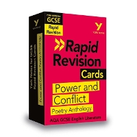 Book Cover for York Notes for AQA GCSE Rapid Revision Cards: Power and Conflict AQA Poetry Anthology catch up, revise and be ready for and 2023 and 2024 exams and assessments by Laura Burden