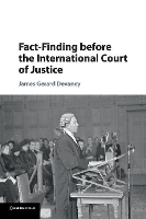 Book Cover for Fact-Finding before the International Court of Justice by James Gerard University of Glasgow Devaney