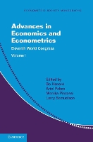 Book Cover for Advances in Economics and Econometrics: Volume 1 by Bo (Princeton University, New Jersey) Honoré