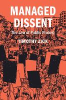 Book Cover for Managed Dissent by Timothy Williams  Mary Law School, Virginia Zick