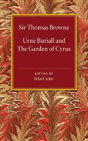 Book Cover for Urne Buriall and the Garden of Cyrus by Thomas Browne