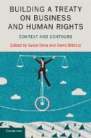 Book Cover for Building a Treaty on Business and Human Rights by Surya (City University of Hong Kong) Deva