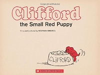 Book Cover for Clifford the Small Red Dog by Norman Bridwell