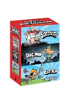 Book Cover for Dav Pilkey's Hero Collection (Captain Underpants #1, Dog Man #1, Cat Kid Comic Club #1) by Dav Pilkey
