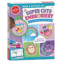 Book Cover for Super Cute Embroidery by Editors of Klutz