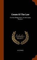 Book Cover for Cream of the Law by Anonymous