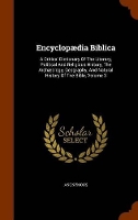 Book Cover for Encyclopaedia Biblica by Anonymous