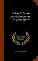 Book Cover for History of Europe by Sir Archibald Alison