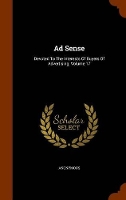 Book Cover for Ad Sense by Anonymous