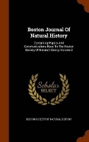 Book Cover for Boston Journal of Natural History by Boston Society of Natural History