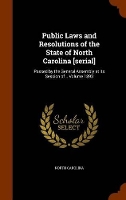 Book Cover for Public Laws and Resolutions of the State of North Carolina [Serial] by North Carolina