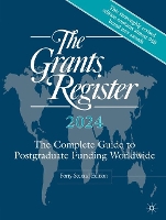 Book Cover for The Grants Register 2024 by Palgrave Macmillan