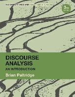 Book Cover for Discourse Analysis by Brian University of Sydney, Australia Paltridge