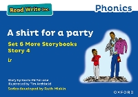 Book Cover for Read Write Inc. Phonics: A shirt for a party (Blue Set 6A Storybook 4) by Karra McFarlane