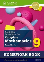 Book Cover for Cambridge Lower Secondary Complete Mathematics 9: Homework Book - Pack of 15 (Second Edition) by Joanne Hockin