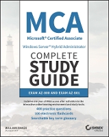 Book Cover for MCA Windows Server Hybrid Administrator Complete Study Guide with 400 Practice Test Questions by William Panek