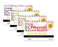 Book Cover for Wiley's CPA 2023 Focus Notes: Complete Set by Wiley