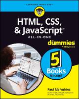 Book Cover for HTML, CSS, & JavaScript All-in-One For Dummies by Paul McFedries