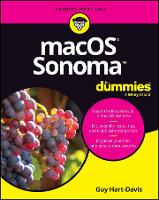 Book Cover for macOS Sonoma For Dummies by Guy Hart-Davis