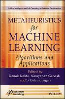 Book Cover for Metaheuristics for Machine Learning by Kanak Kalita