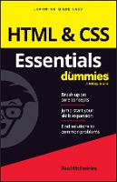 Book Cover for HTML & CSS Essentials For Dummies by Paul McFedries