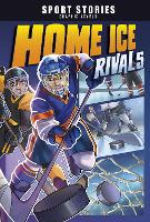 Book Cover for Home Ice Rivals by Jake Maddox, Berenice Muñiz