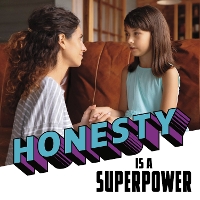 Book Cover for Honesty Is a Superpower by Mahtab Narsimhan