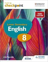 Book Cover for Cambridge Checkpoint Lower Secondary English Student's Book 8 by John Reynolds