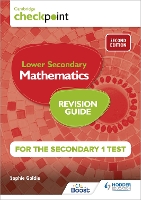 Book Cover for Cambridge Checkpoint Lower Secondary Mathematics Revision Guide for the Secondary 1 Test 2nd edition by Sophie Goldie