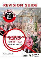 Book Cover for Elizabethan England, C1568-1603 by Dale Banham