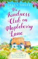 Book Cover for The Kindness Club on Mapleberry Lane by Helen Rolfe