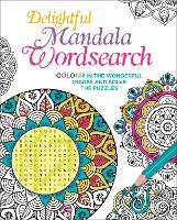 Book Cover for Delightful Mandala Wordsearch by Eric Saunders