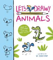 Book Cover for Let's Draw! Animals by Violet Peto