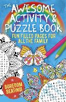 Book Cover for The Awesome Activity & Puzzle Book by Eric Saunders