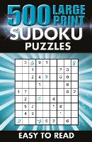 Book Cover for 500 Large Print Sudoku Puzzles by Eric Saunders