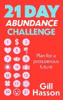 Book Cover for 21 Day Abundance Challenge by Gill Hasson