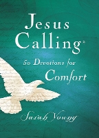 Book Cover for Jesus Calling, 50 Devotions for Comfort, Hardcover, with Scripture References by Sarah Young